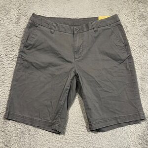 Magellan‎ Bermuda Shorts Gray Outdoors Casual Chino Women's 12 34x10 NWT